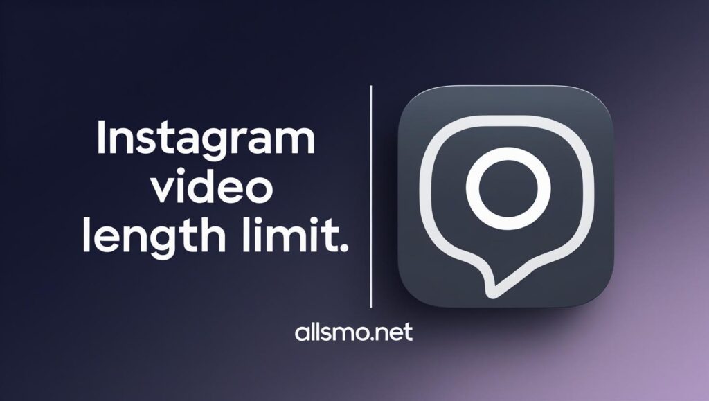 Instagram video length limit 2025 infographic showing Reels, Stories, Feed, and Live durations