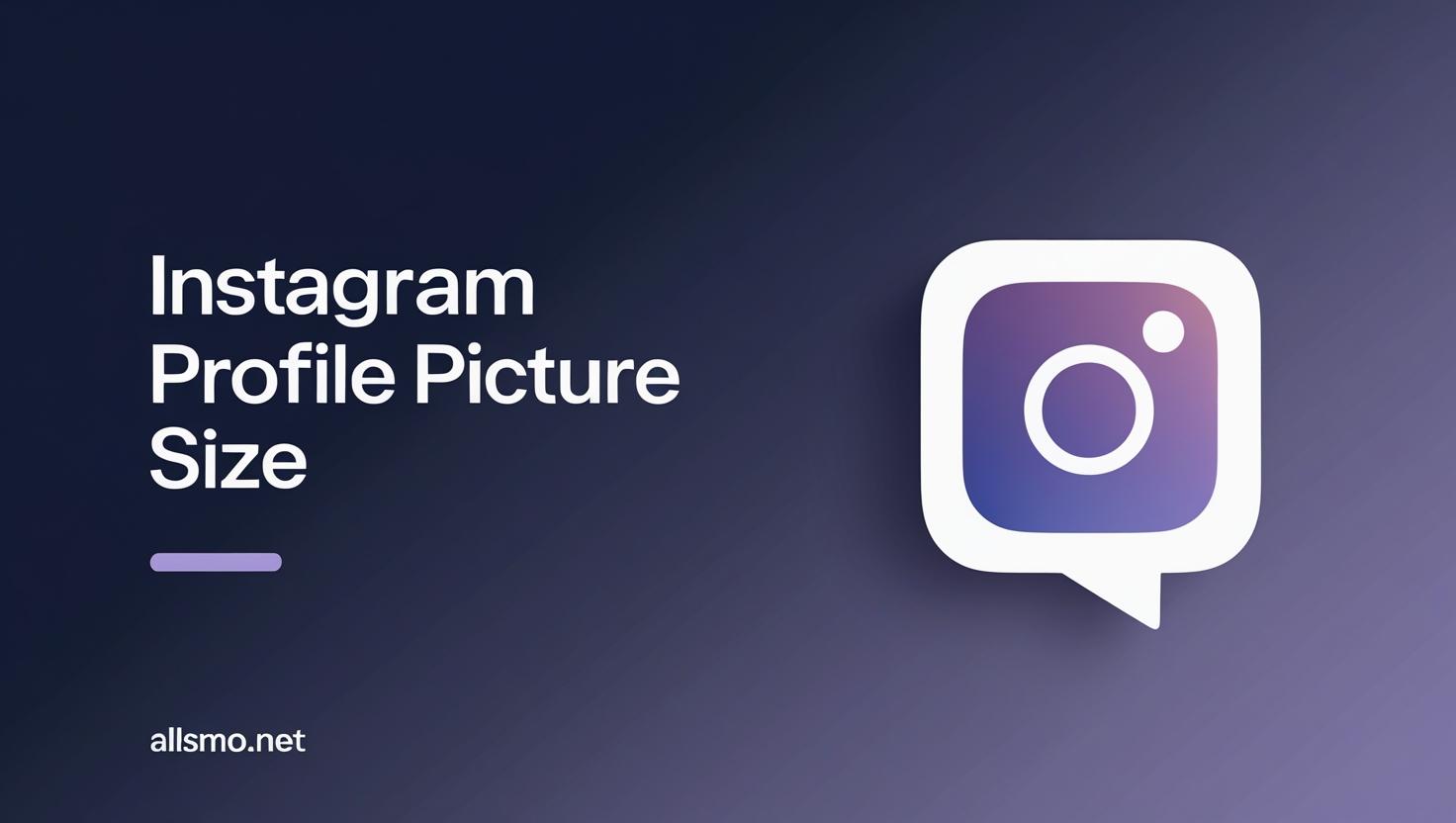 instagram profile picture size